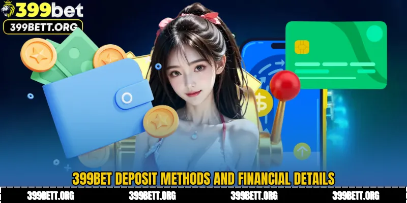 399BET Deposit methods and financial details