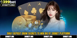Daily Deposit Draw Secrets to Win Big at 399BET Platform