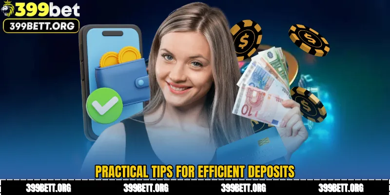 Practical tips for efficient deposits